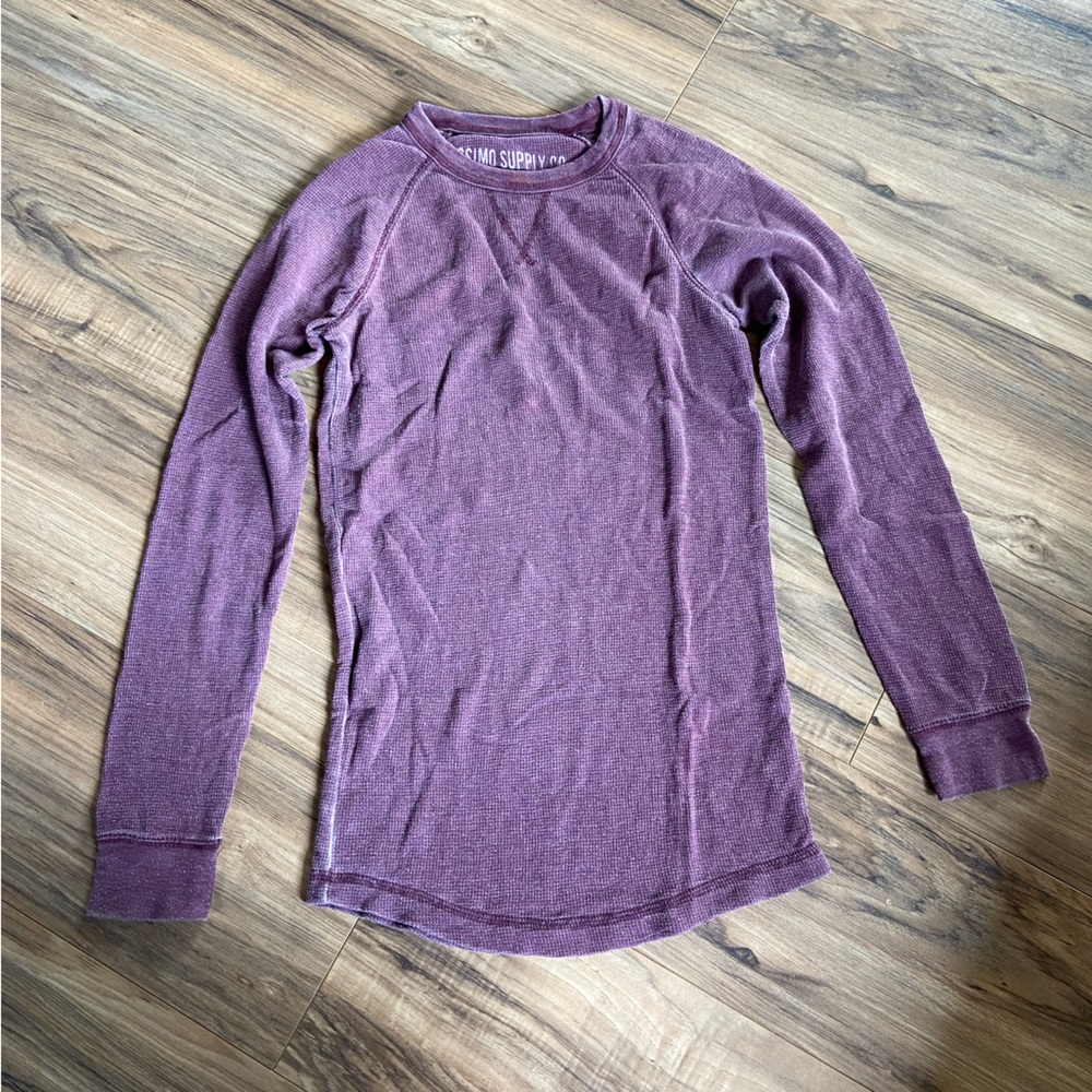 Mossimo Supply Co. Long Sleeve Thermal - Maroon